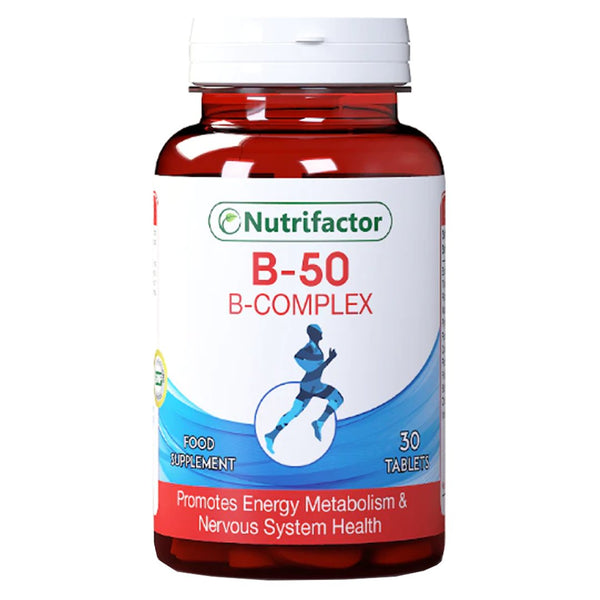 Nutrifactor B-50 B-Complex, 30 Ct - My Vitamin Store