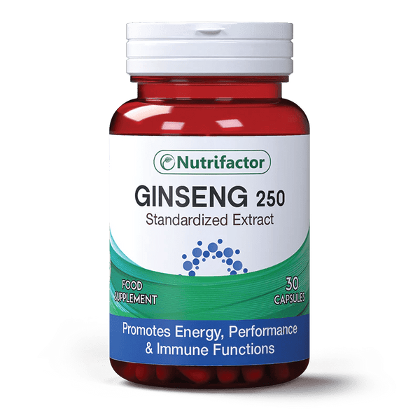 Nutrifactor Ginseng 250mg, 30 Ct - My Vitamin Store