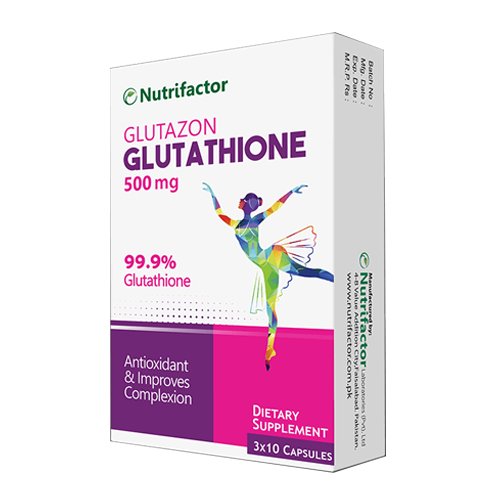 Nutrifactor Glutazon Glutathione 500mg, 30 Ct - My Vitamin Store
