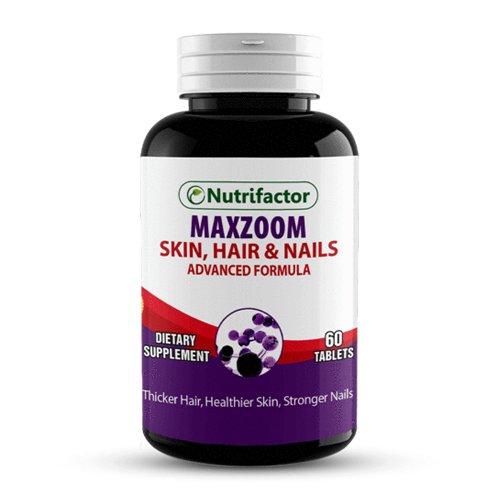 Nutrifactor Maxzoom Skin, Hair & Nails, 60 Ct - My Vitamin Store