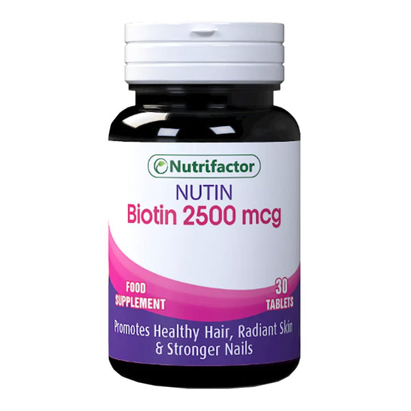 Nutrifactor Nutin (Biotin 2500 mcg), 30 Ct - My Vitamin Store