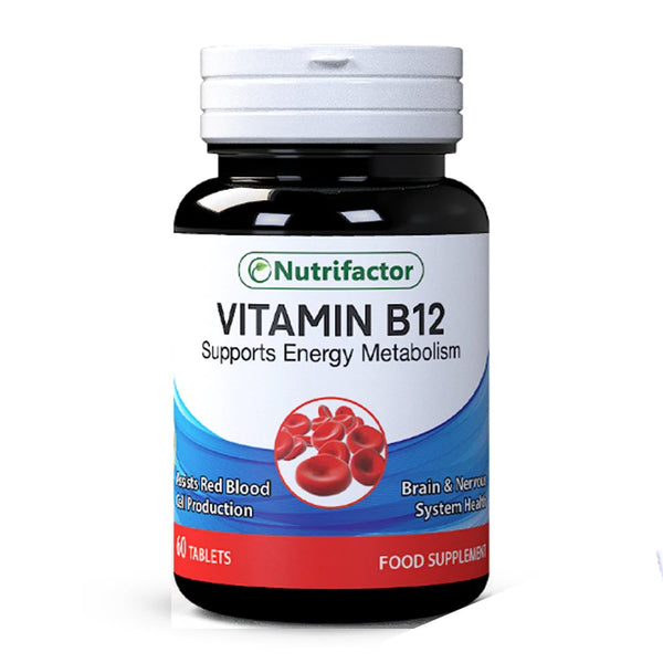 Nutrifactor Vitamin B12 500 mcg, 60 Ct - My Vitamin Store