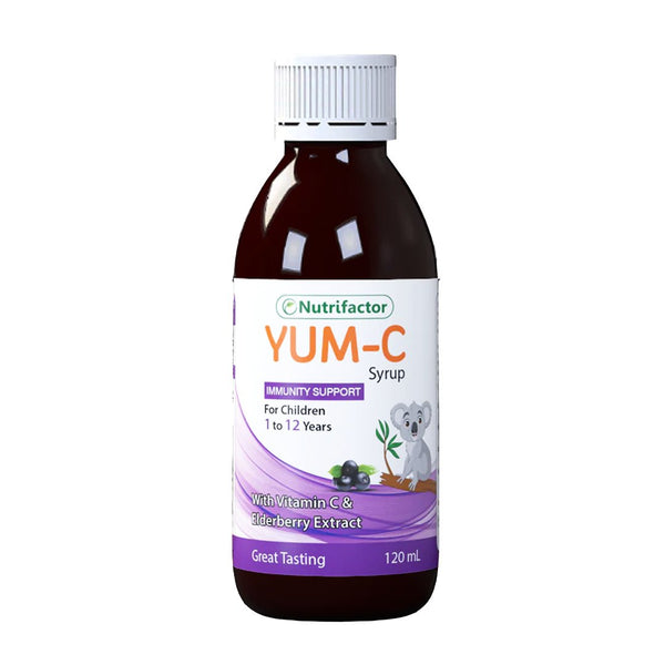 Nutrifactor Yum-C Syrup, 120ml - My Vitamin Store