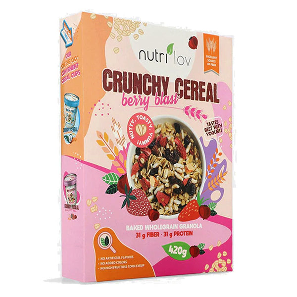 Nutrilov Crunchy Cereal Berry Blast, 420g - My Vitamin Store