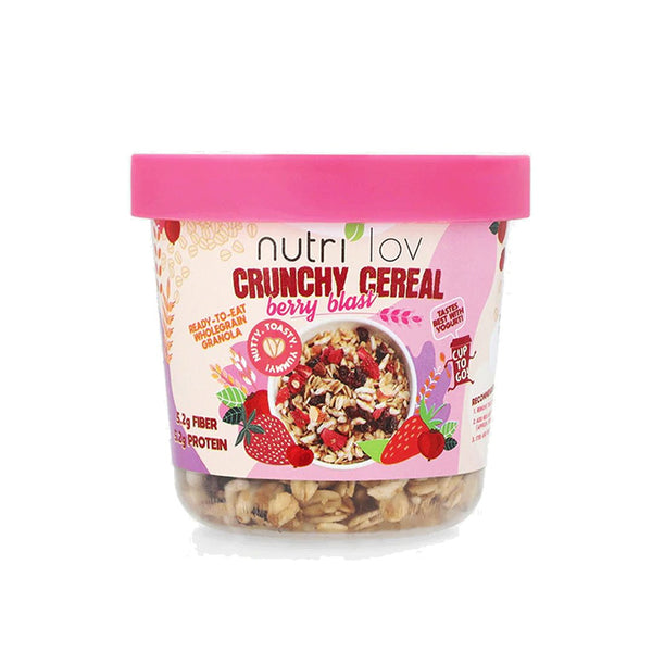 Nutrilov Crunchy Cereal Berry Blast Cup, 70g - My Vitamin Store