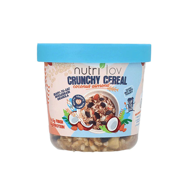 Nutrilov Crunchy Cereal Coconut Almond Cup, 70g - My Vitamin Store