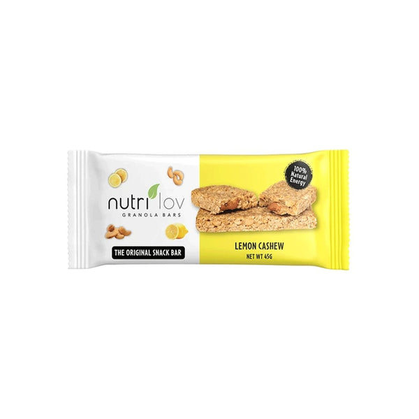 Nutrilov Lemon Cashew Granola Bar - My Vitamin Store