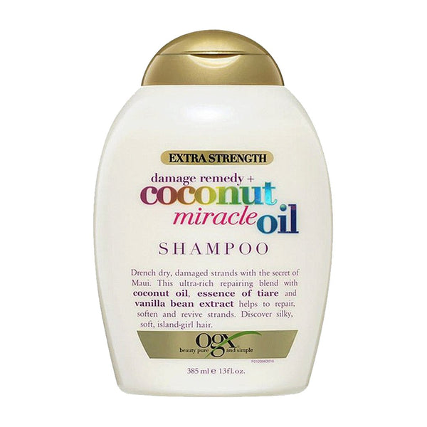 Ogx Extra Strength Damage Remedy + Coconut Miracle Oil Shampoo, 385ml - My Vitamin Store