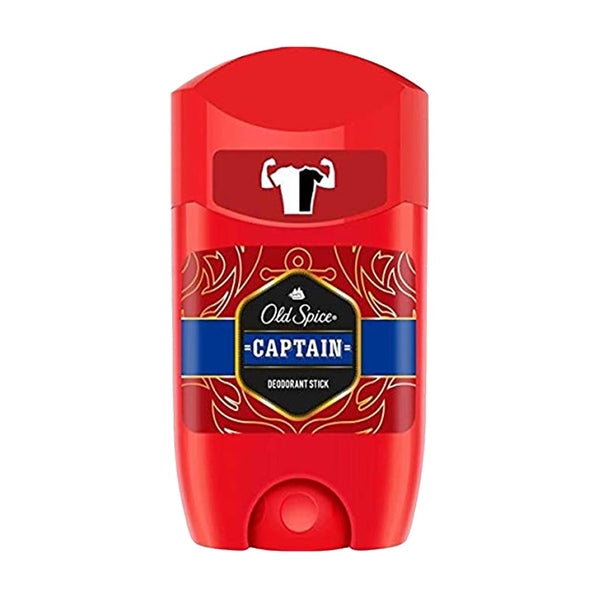 Old Spice Captain Antiperspirant & Deodorant Stick, 50ml - My Vitamin Store