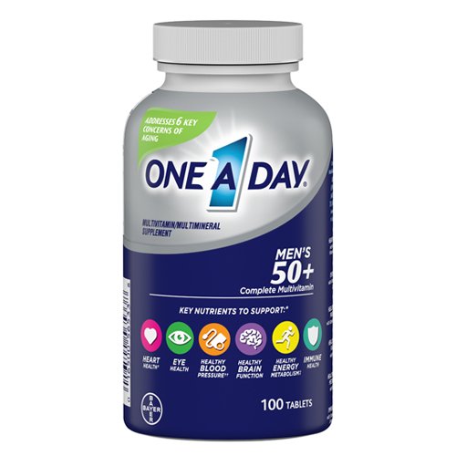 One A Day Men's 50+ Multivitamin, 100 Ct - My Vitamin Store