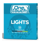 One Touch Lights Condoms, 3 Ct - My Vitamin Store