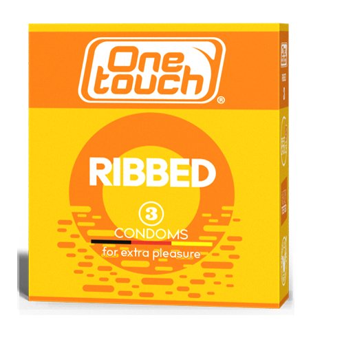 One Touch Ribbed Condoms, 3 Ct - My Vitamin Store