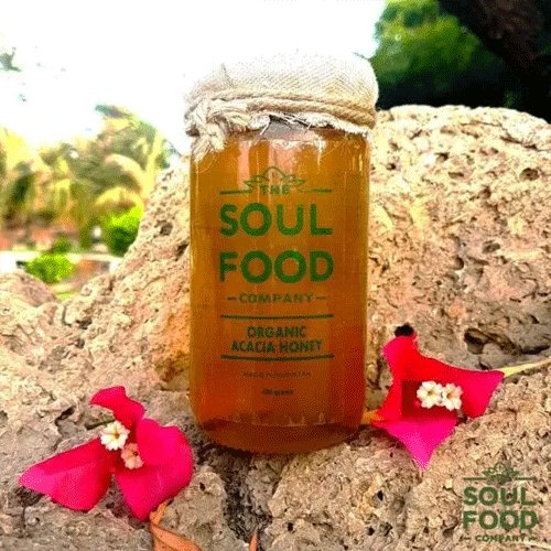 Organic Acacia Honey 485g - The Soul Food Company - My Vitamin Store