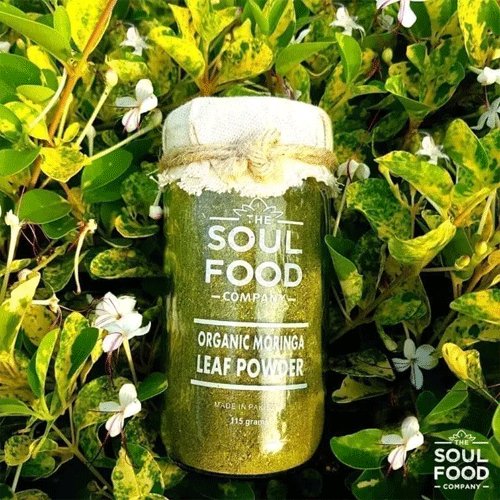 Organic Moringa Leaf Powder, 115g - The Soul Food Company - My Vitamin Store