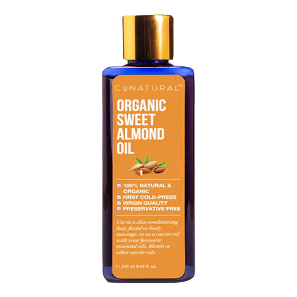 Organic Sweet Almond Oil, 250ml - CoNatural - My Vitamin Store