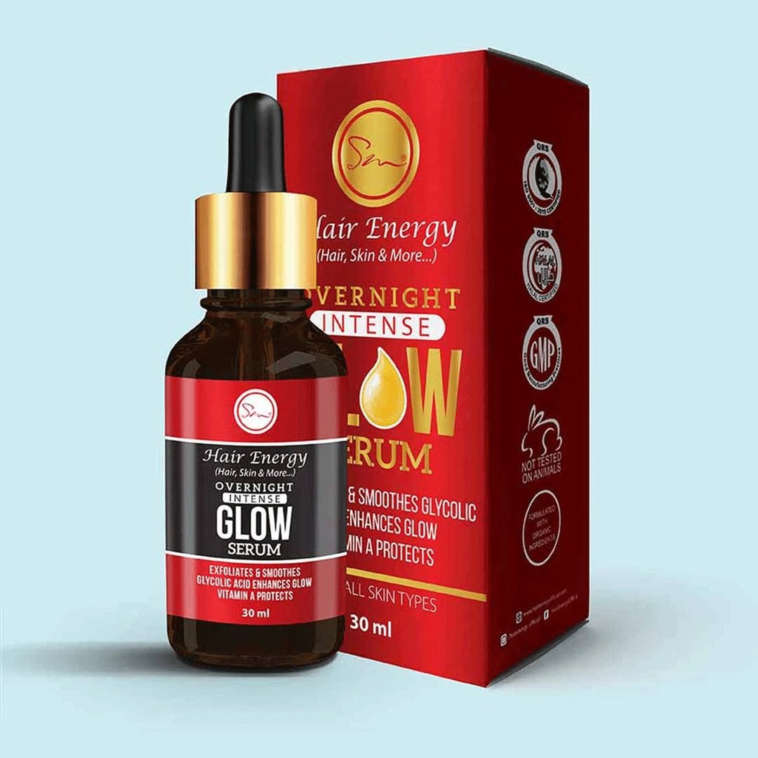 Overnight Intense Glow Serum - Hair Energy - My Vitamin Store