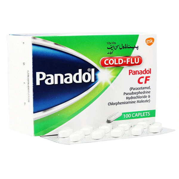Panadol CF Cold + Flu, 100 Ct - My Vitamin Store