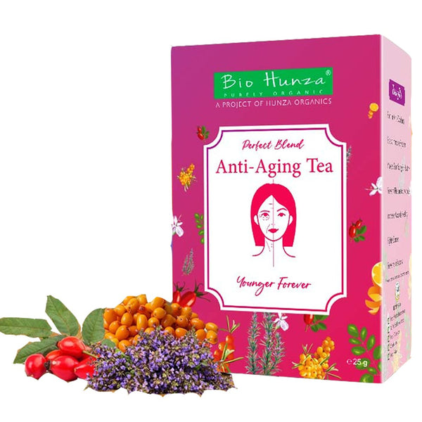 Perfect Blend Anti Aging Tea (Younger Forever) - Bio Hunza - My Vitamin Store