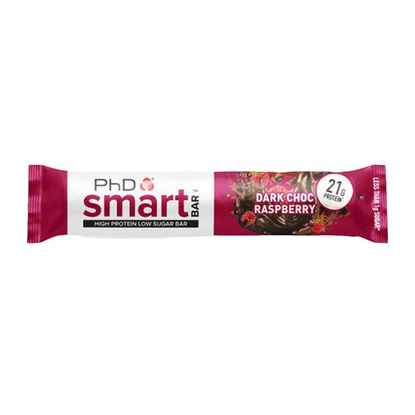 PhD Smart Protein Bar (Dark Choc Raspberry), 64g - My Vitamin Store