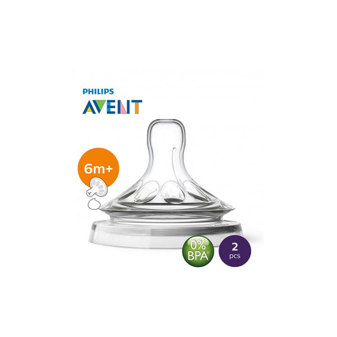 Philips Avent Natural Teats 6m+, 2 Ct - My Vitamin Store