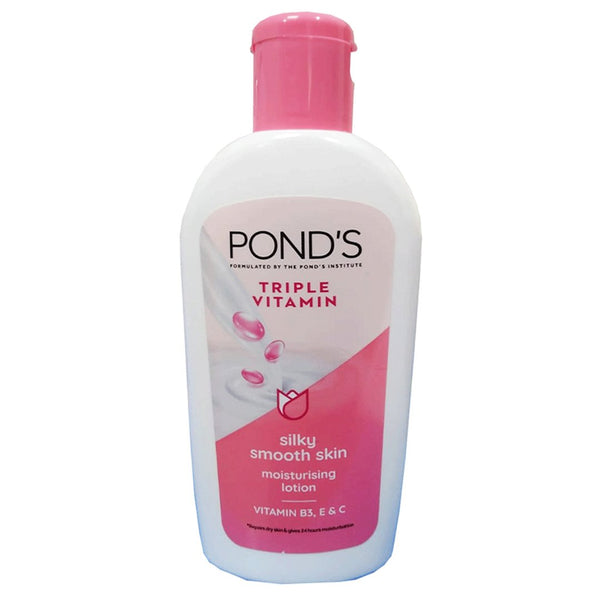 Pond's Triple Vitamin Silky Smooth Skin Moisturising Lotion, 100ml - My Vitamin Store