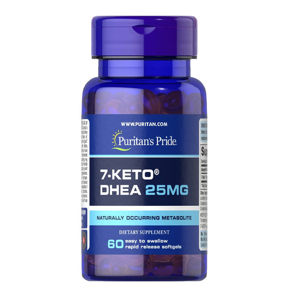 Puritan's Pride 7-Keto™ DHEA 25mg, 60 Ct - My Vitamin Store