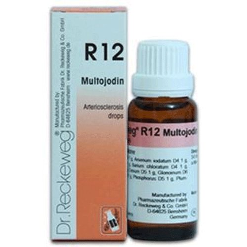 R12 Multojodin Drops For Arteriosclerosis - Dr. Reckeweg - My Vitamin Store