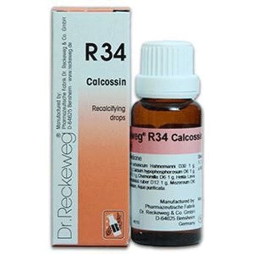R34 Calcossin Drops for Recalcifying - Dr. Reckeweg - My Vitamin Store