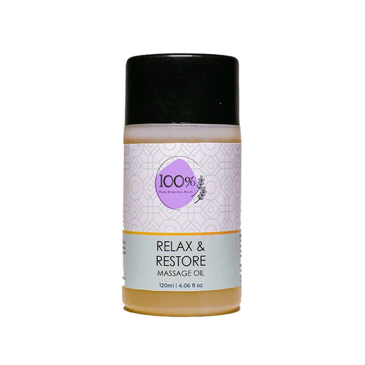 Relax & Restore Massage Oil - 100% Wellness Co - My Vitamin Store