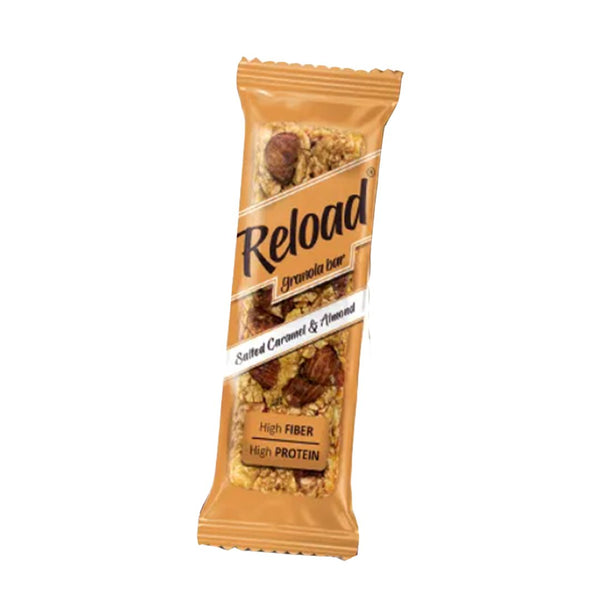 Reload Salted Caramel & Almond Granola Bar 40g, 1 Ct - My Vitamin Store