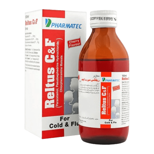 Buy Pharmatec Reltus Cold & Flu Syrup, 100ml Online in Pakistan | My ...