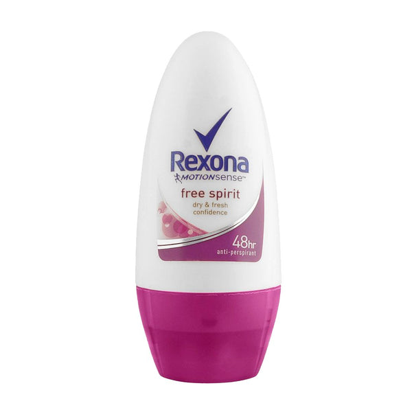 Rexona Free Spirit Dry & Fresh Confidence 48H Anti-Perspirant Deodorant Roll-on, 50ml - My Vitamin Store