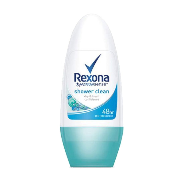 Rexona Shower Clean Dry & Fresh Confidence 48H Anti-Perspirant Deodorant Roll-on, 50ml - My Vitamin Store
