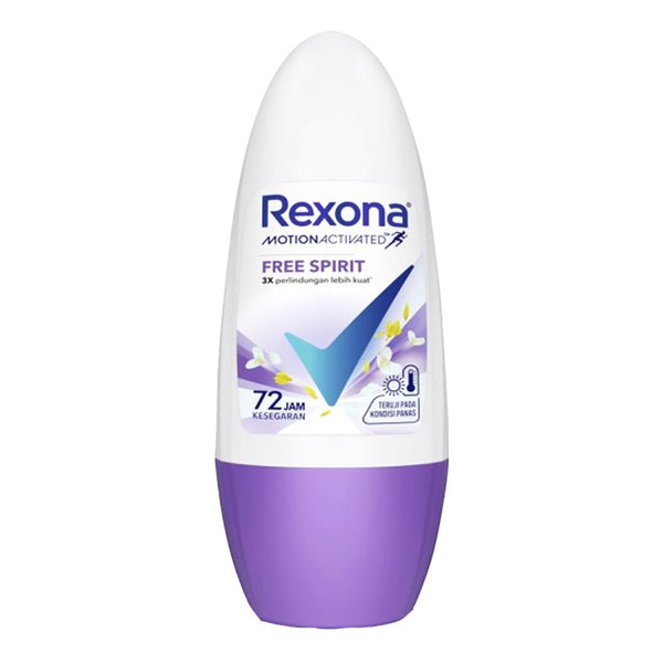 Rexona Women Free Spirit 72H of Freshness Deodorant Roll-on, 45ml - My Vitamin Store