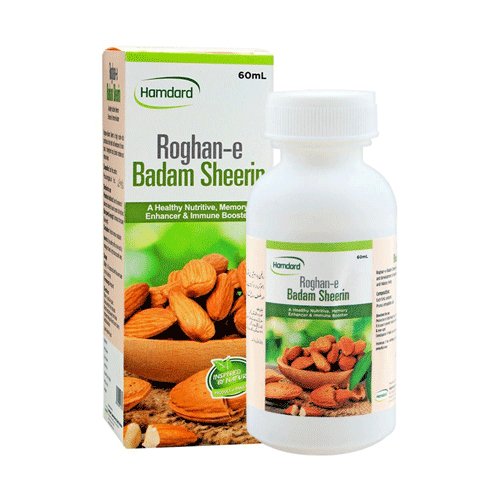 Roghan-e Badam Sheerin, 60ml - Hamdard - My Vitamin Store