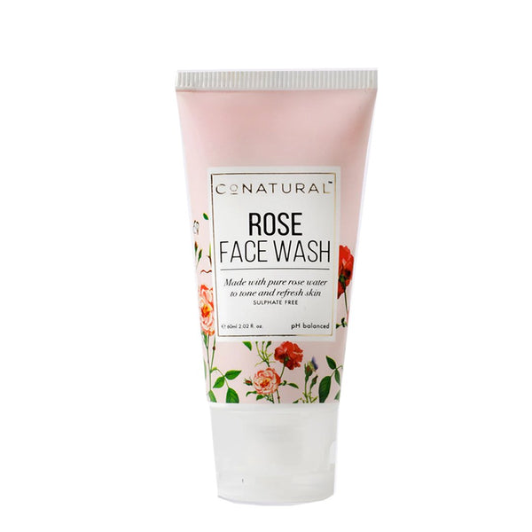 Rose Face Wash, 60 ml - CoNatural - My Vitamin Store