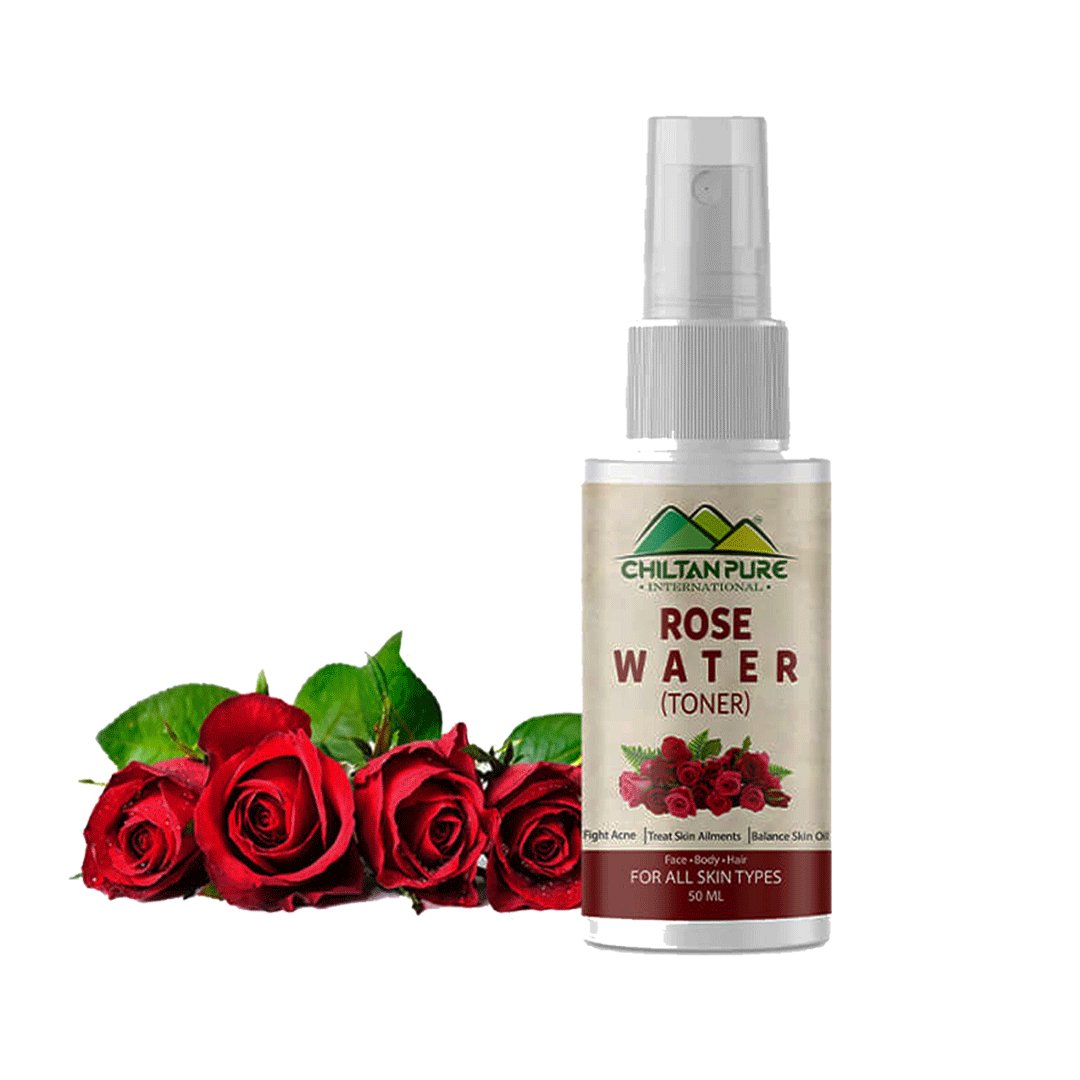 Rose Floral Water, 50ml - Chiltan Pure - My Vitamin Store