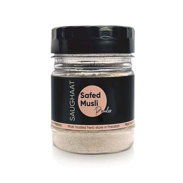 Safed (White) Musli Powder, 80g - Saughaat - My Vitamin Store