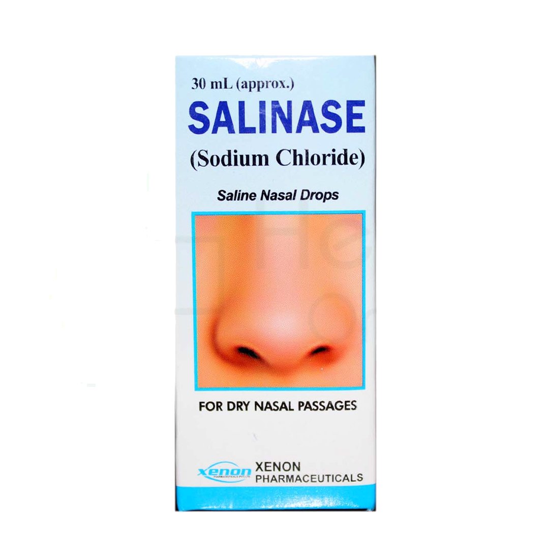 Salinase Saline Nasal Drops, 30ml - Xenon - My Vitamin Store