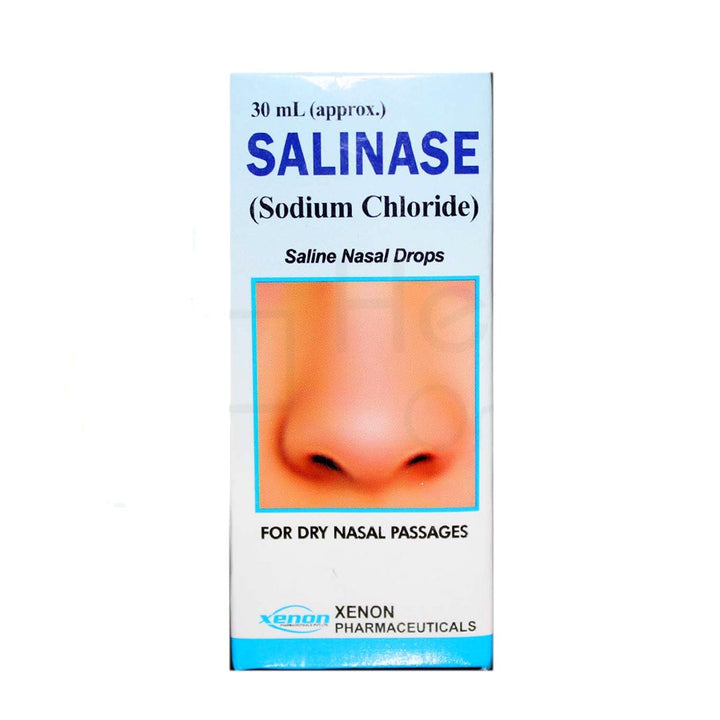 Salinase Saline Nasal Drops, 30ml - Xenon - My Vitamin Store