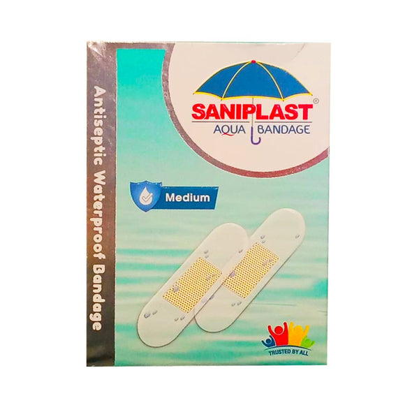 Saniplast Aqua Antiseptic Waterproof Bandage (Medium), 20 Ct - My Vitamin Store