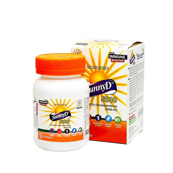 Scotmann SunnyD 5000 (Vitamin D3 5000 IU), 30 Ct - My Vitamin Store