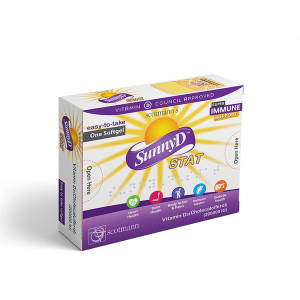 Scotmann SunnyD Stat (Vitamin D3 200,000 IU), 1 Ct - My Vitamin Store