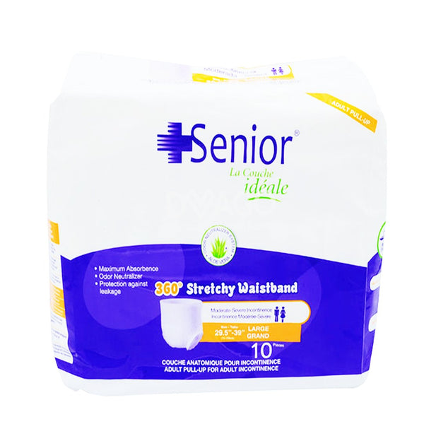 Senior Adult Pull Up Diaper Pants (Large), 10 Ct - My Vitamin Store