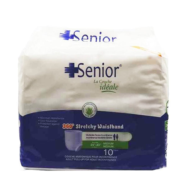 Senior Adult Pull Up Diaper Pants (Medium), 10 Ct - My Vitamin Store