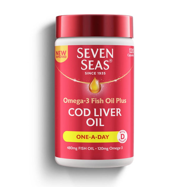 Seven Seas One-A-Day Cod Liver Oil, 120 Ct - My Vitamin Store