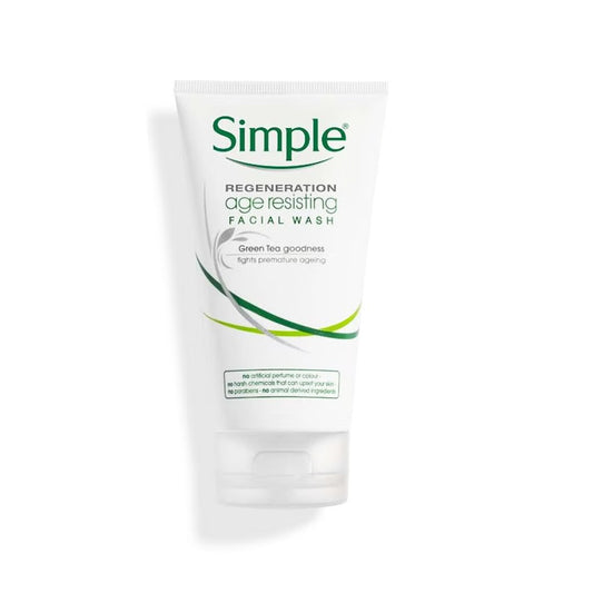 Simple Regeneration Age Resisting Facial Wash, 150ml - My Vitamin Store