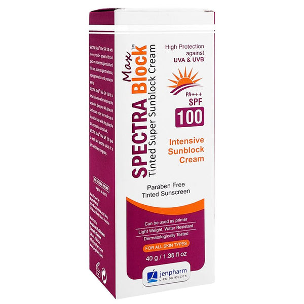 Spectra Block Max Cream, SPF 100 40g - Jenpharm - My Vitamin Store