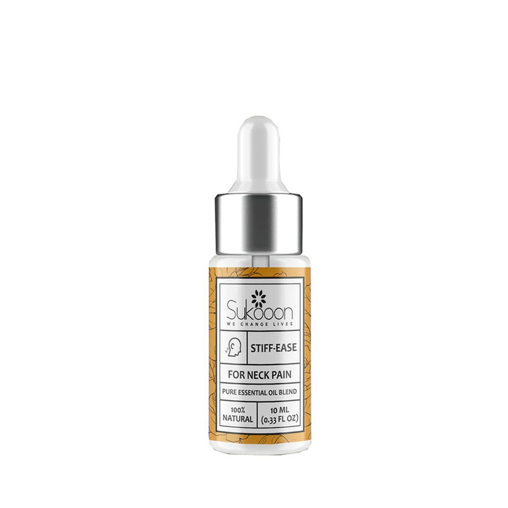 Stiff Ease Essential Oil Blend for Neck Pain, 10ml - Sukooon - My Vitamin Store