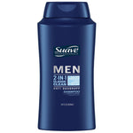 Suave Men 2 in 1 Classic Clean Anti Dandruff Shampoo + Conditioner with Pyrithione Zinc, 828ml - My Vitamin Store